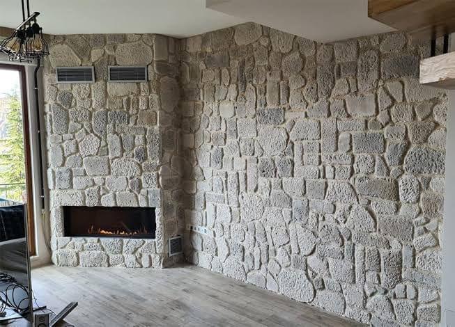 İlion Alaçatı Taşı Şömine Taş Duvar Kaplama Modeli İlion Alaçatı Taşı Şömine Taş Duvar Kaplama Modeli