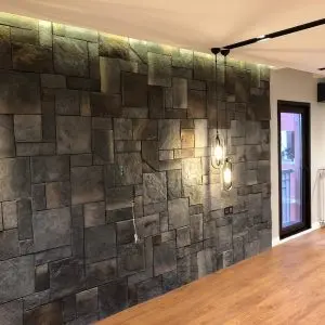 Persia Taş Kaplama Antracita Dekoratif Ev İçi Taş Duvar Kaplamaları