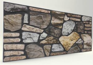 Doğubeyazıt 120'lik Kayrak Taşı Desenli Strafor Duvar Paneli