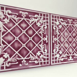Sümbül Purple Casablanca Karo Strafor Panel