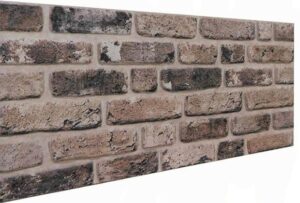 Antik Kahve Tuğla Desenli Strafor Duvar Paneli