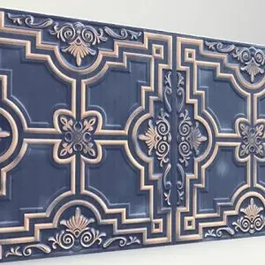 Zaferan Blue Luna Karo Strafor Panel