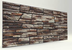 İnce Kırma Taş Desenli Strafor Duvar Paneli