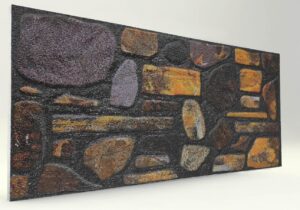 İnci Doğal Taş Desenli Strafor Duvar Paneli