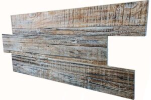 Aşınmış İnce Ahşap Desenli Strafor Duvar Paneli