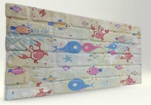 Balık Tuğla Desenli Strafor Duvar Paneli