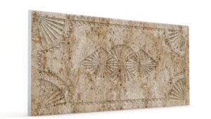 Dolunay Kahve Oymalı Mermer Panel