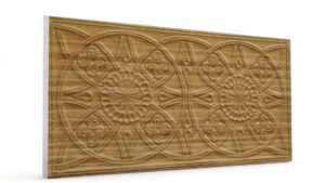 Güneş Oymalı Ahşap Panel