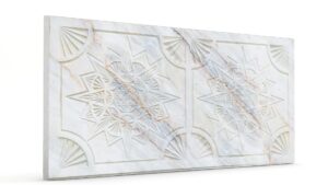 Yıldız Bej Oymalı Mermer Panel