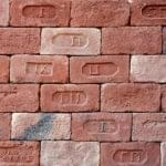 Yazılı Tuğla Pastel Dekoratif Kültür Tuğlası Damgalı Kaplama Tuğlaları